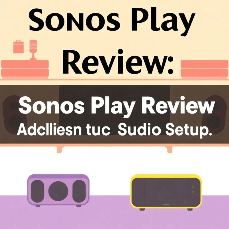 SONOS PLAY REVIEW: A STELLAR ADDITION TO YOUR AUDIO SETUP