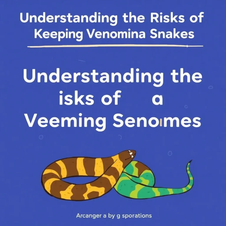 UNDERSTANDING THE RISKS OF KEEPING VENOMOUS SNAKES