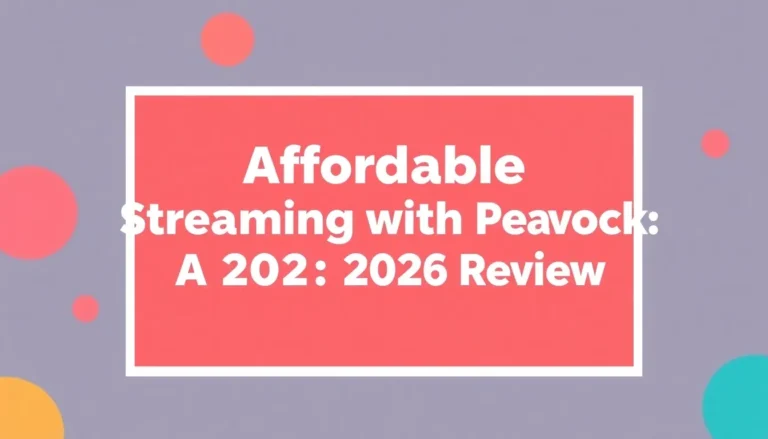 AFFORDABLE STREAMING WITH PEACOCK: A 2026 REVIEW