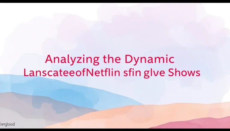 ANALYZING THE DYNAMIC LANDSCAPE OF NETFLIX'S DATING SHOWS