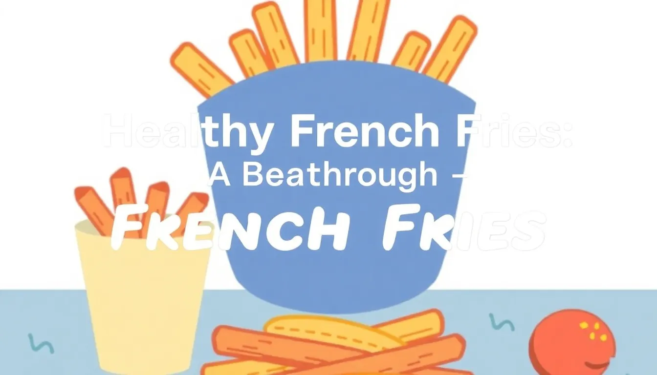 HEALTHY FRENCH FRIES: A BREAKTHROUGH IN COOKING METHODS