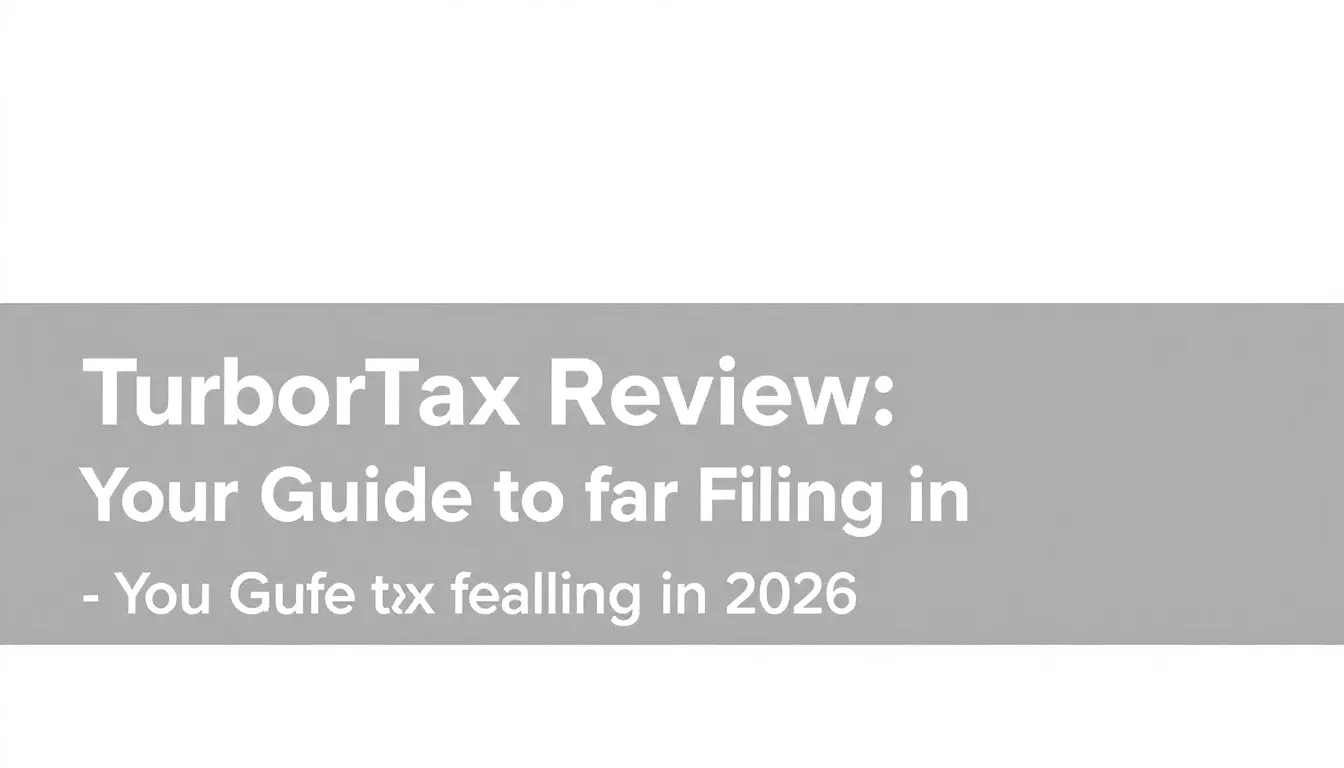 TURBOTAX REVIEW: YOUR GUIDE TO TAX FILING IN 2026